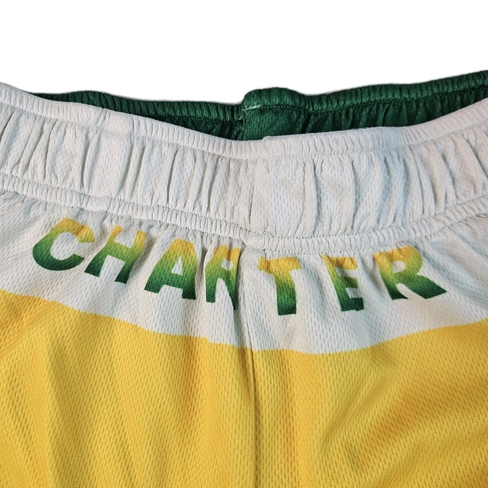 Champro Inspire Basketball Shorts Yellow Green Eagle Youth L Athletic - Picture 7 of 7